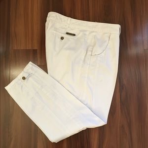 🛍🎁 Michael Kors White Ankle Pant Sz8